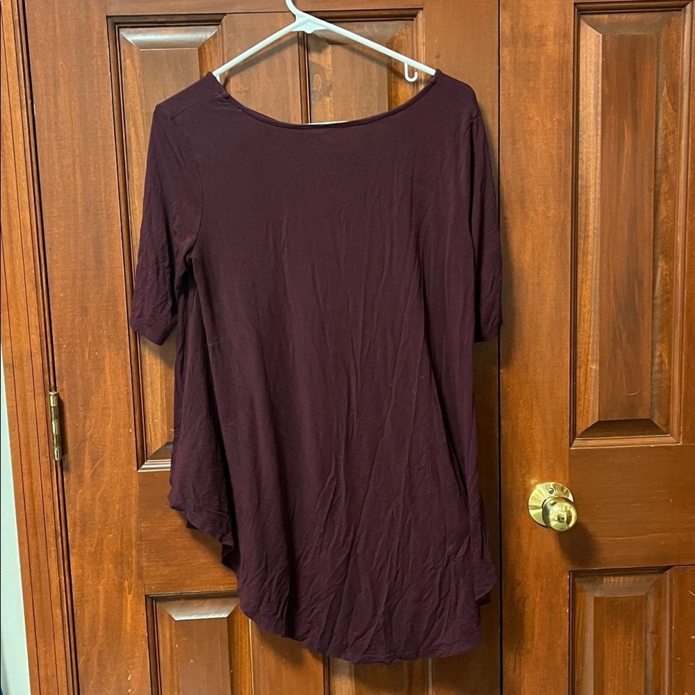 American Eagle soft  & Sexy Women's Burgundy Top - Picture 2 of 2